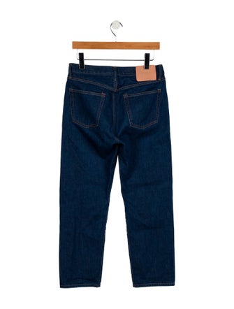 Acne Studios Mid-Rise Straight Leg Jeans