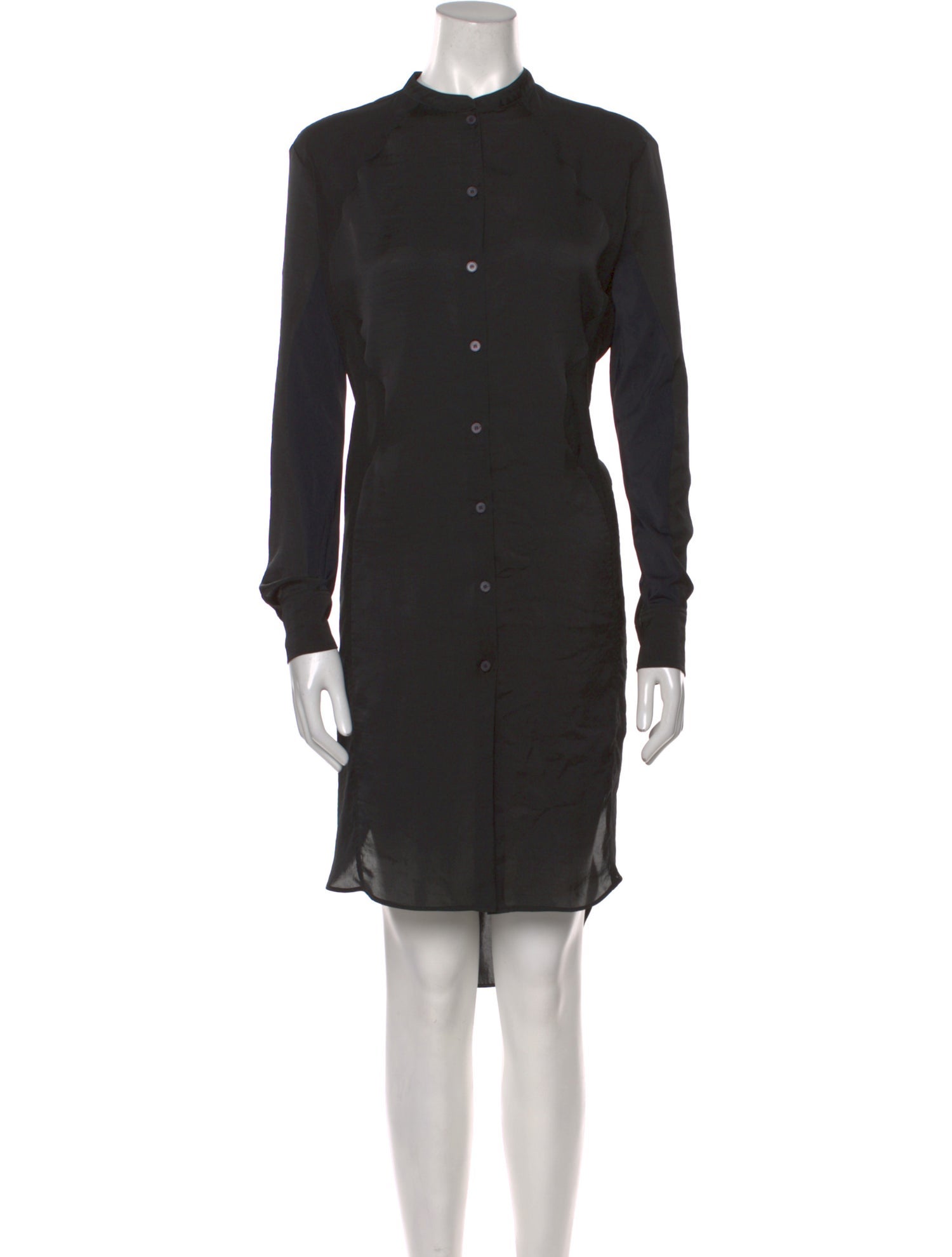 Acne Studios Mock Neck Midi Length Dress