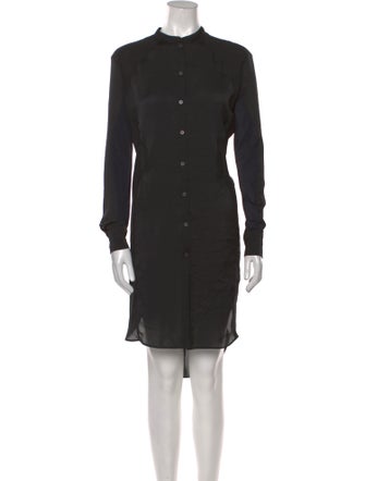 Acne Studios Mock Neck Midi Length Dress