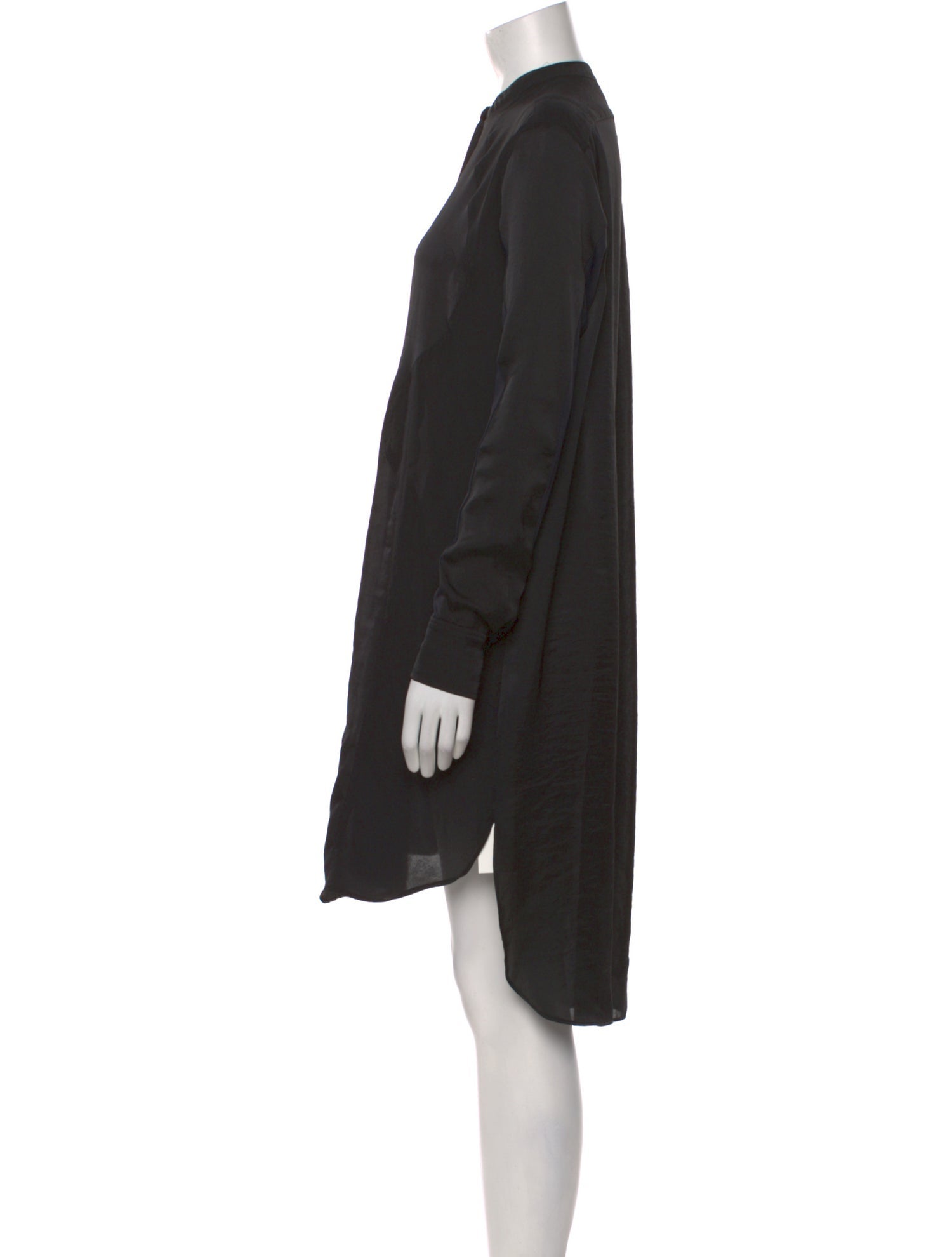 Acne Studios Mock Neck Midi Length Dress