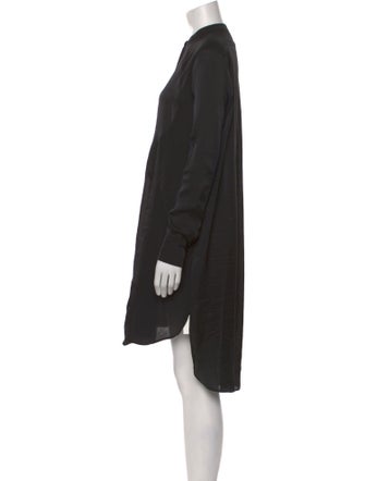 Acne Studios Mock Neck Midi Length Dress