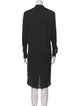 Acne Studios Mock Neck Midi Length Dress