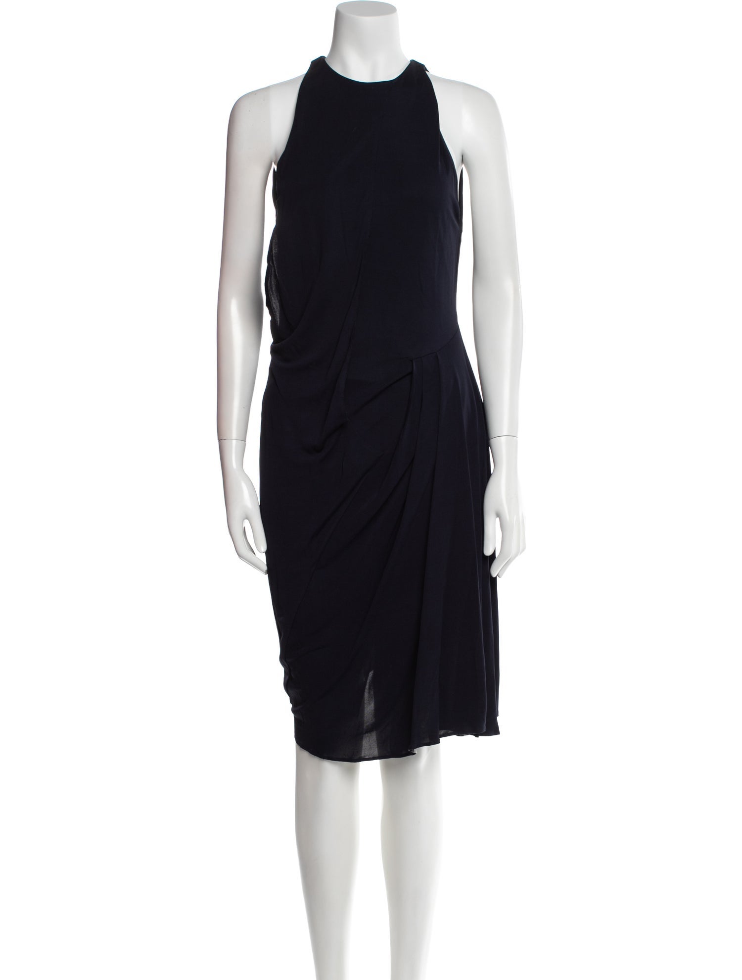 Acne Studios Crew Neck Knee-Length Dress