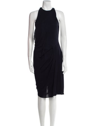 Acne Studios Crew Neck Knee-Length Dress