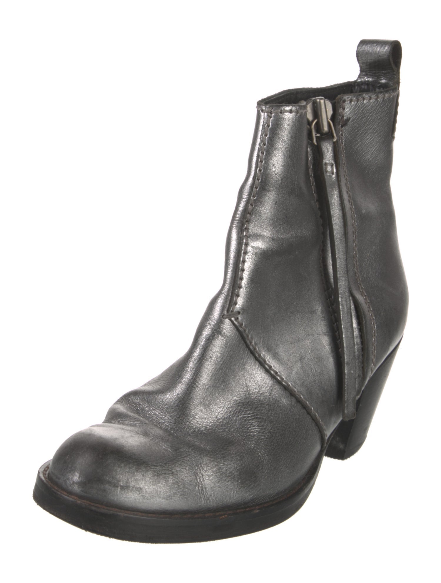 Acne Studios Leather Moto Boots