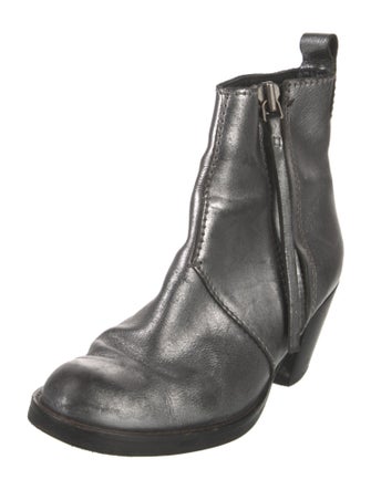 Acne Studios Leather Moto Boots