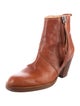 Acne Studios Leather Western Boots
