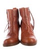 Acne Studios Leather Western Boots