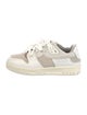 Acne Studios Leather Colorblock Pattern Sneakers
