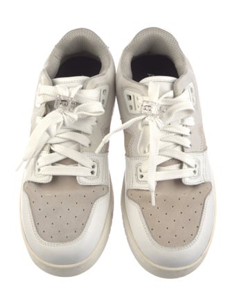 Acne Studios Leather Colorblock Pattern Sneakers