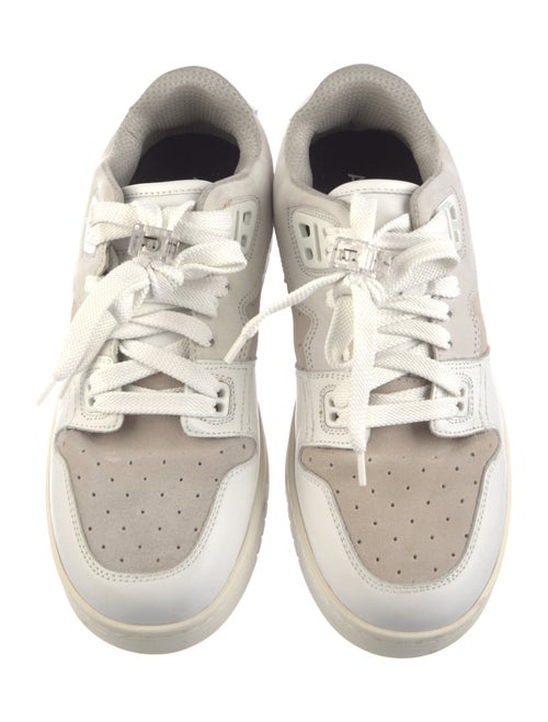 Acne Studios Leather Colorblock Pattern Sneakers
