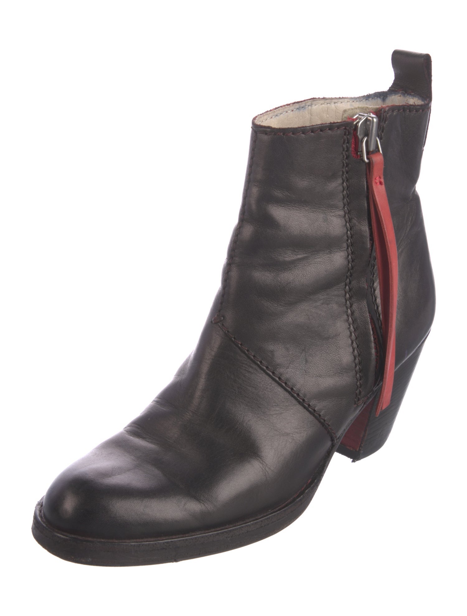 Acne Studios Leather Combat Boots