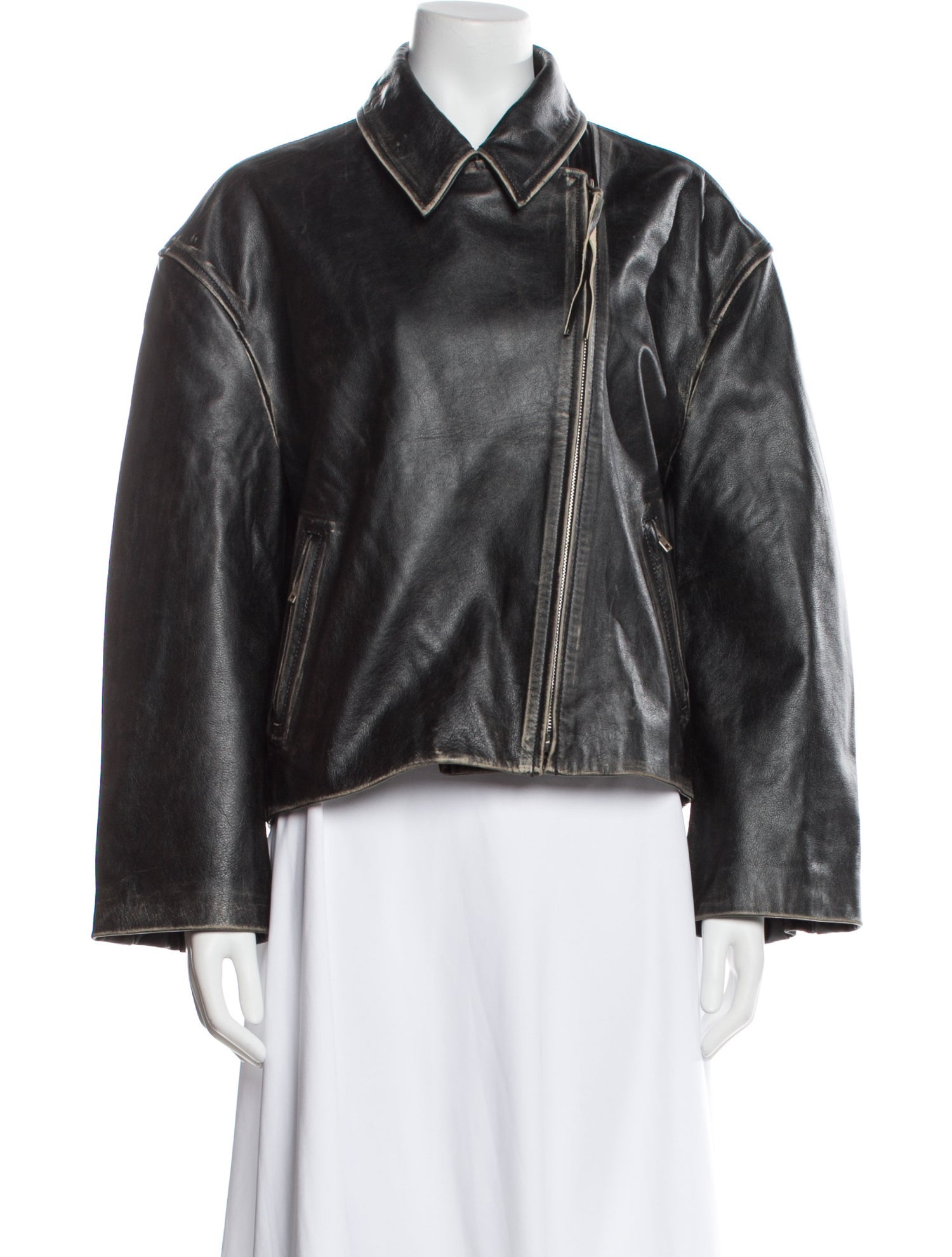 Acne Studios Leather Biker Jacket