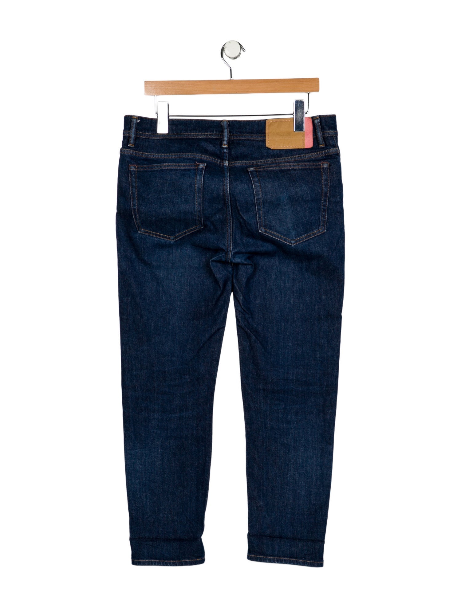 Acne Studios Mid-Rise Straight Leg Jeans