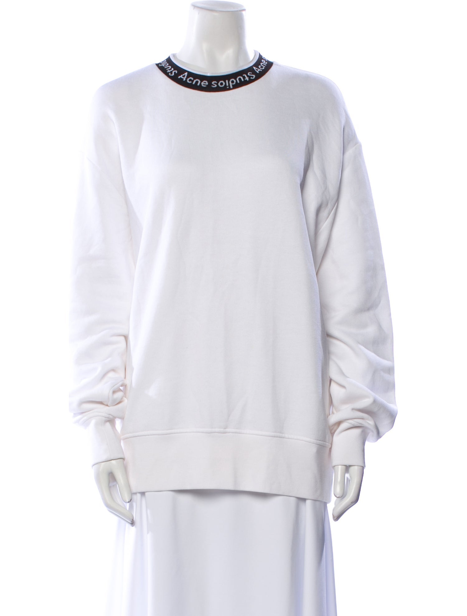 Acne Studios Crew Neck Long Sleeve Sweatshirt