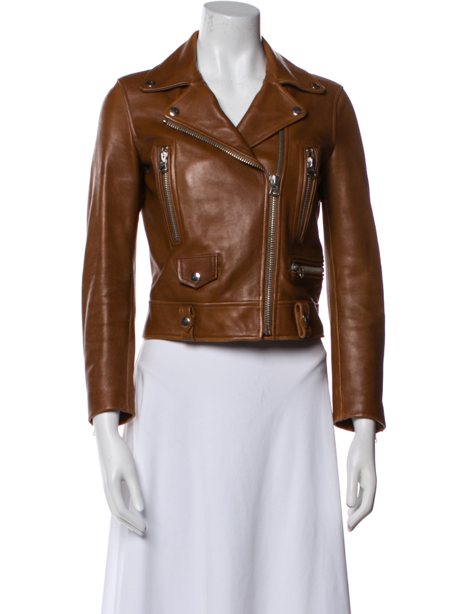 Acne Studios Lamb Leather Biker Jacket