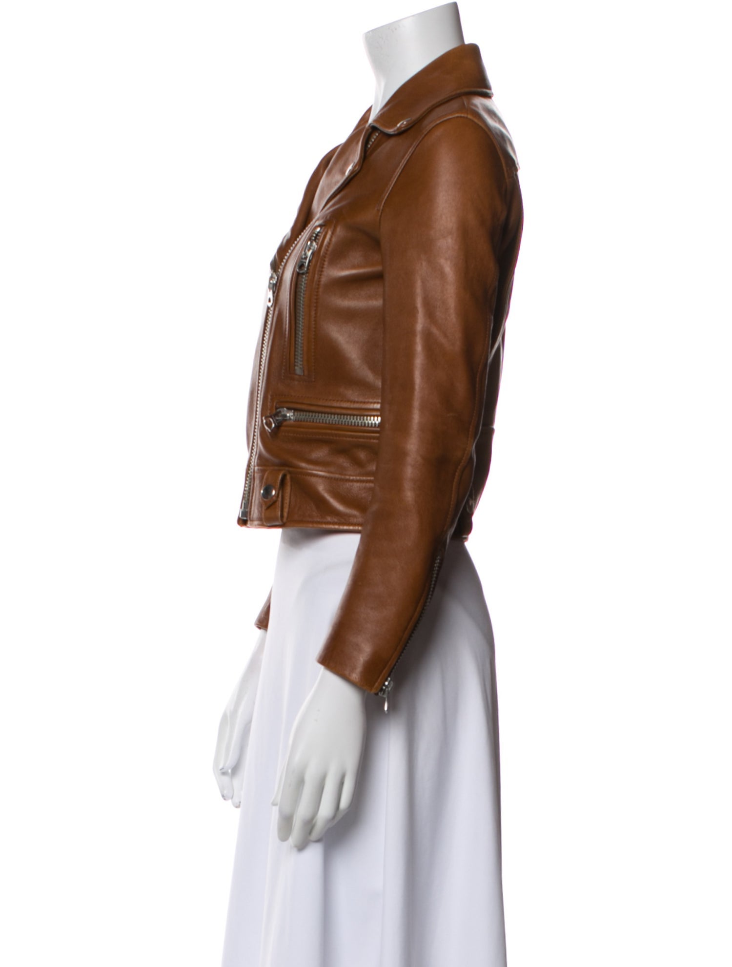 Acne Studios Lamb Leather Biker Jacket