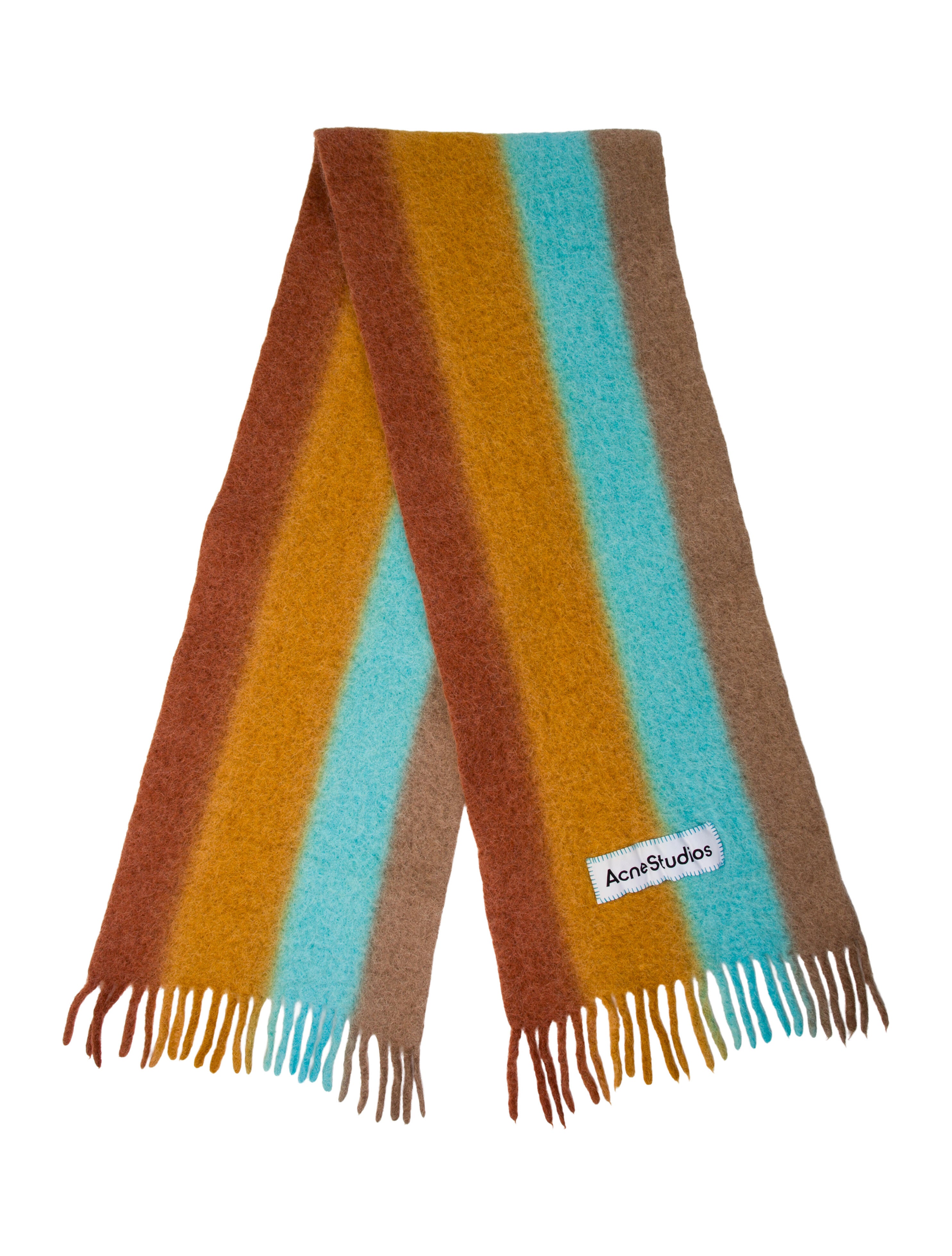 Acne Studios Wool Striped Scarf