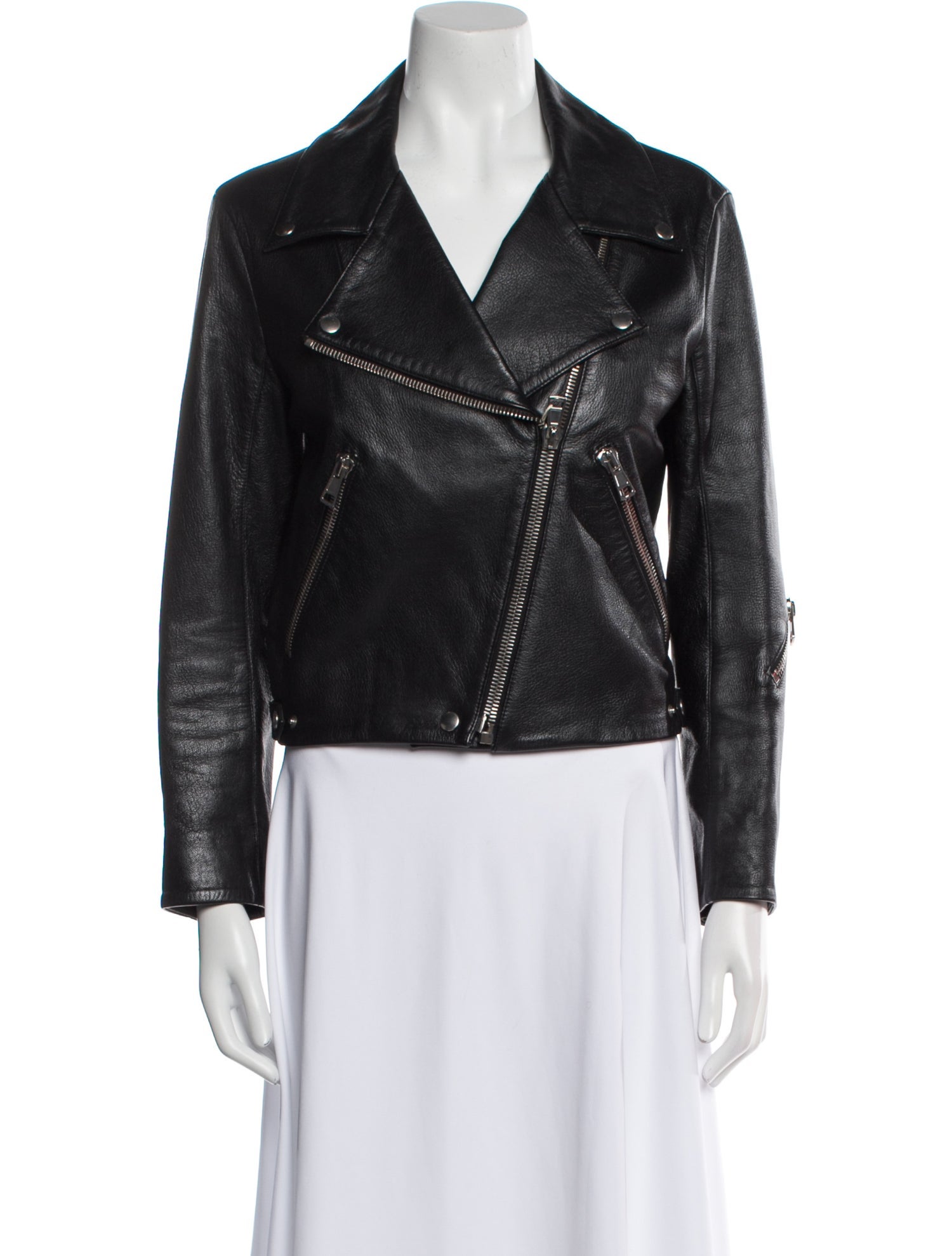 Acne Studios Leather Biker Jacket