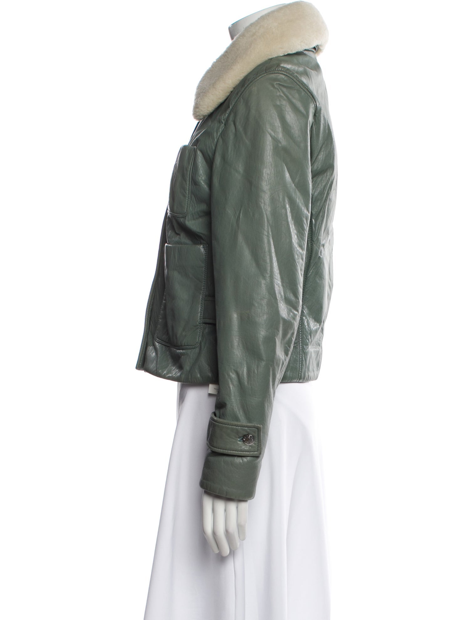 Acne Studios Lamb Leather Fur Jacket