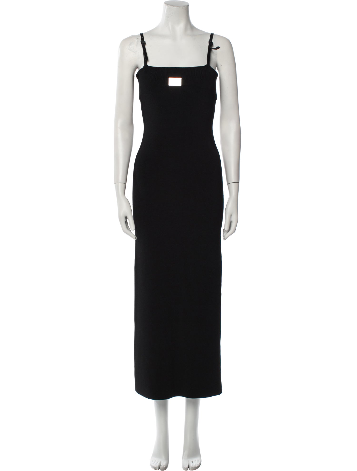 Acne Studios Square Neckline Long Dress