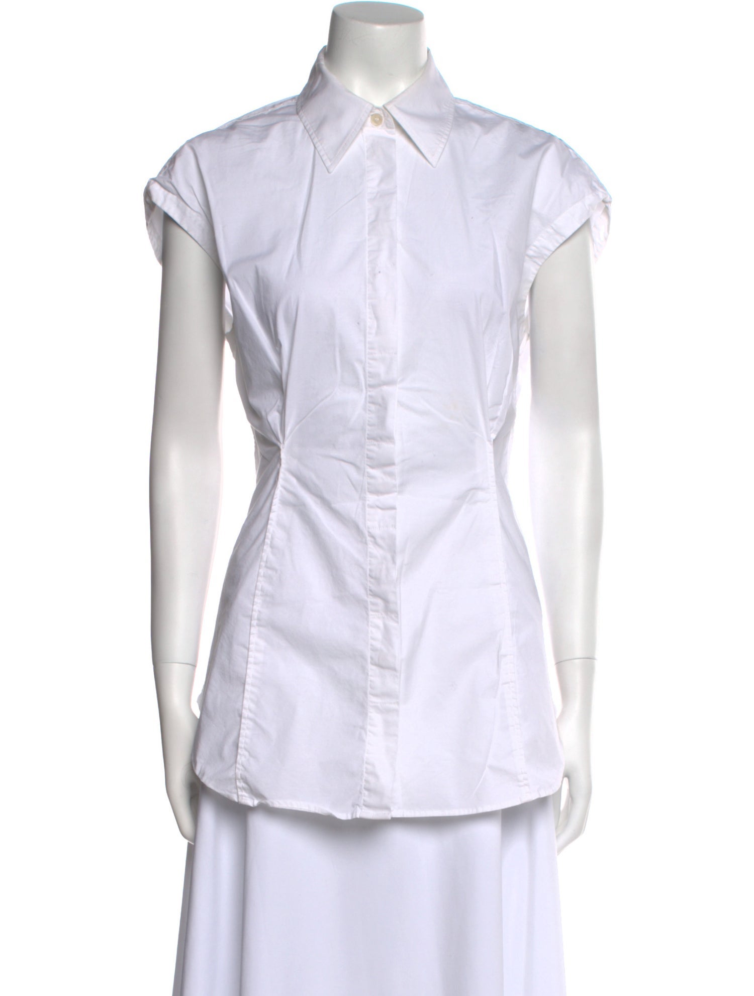 Acne Studios Short Sleeve Button-Up Top