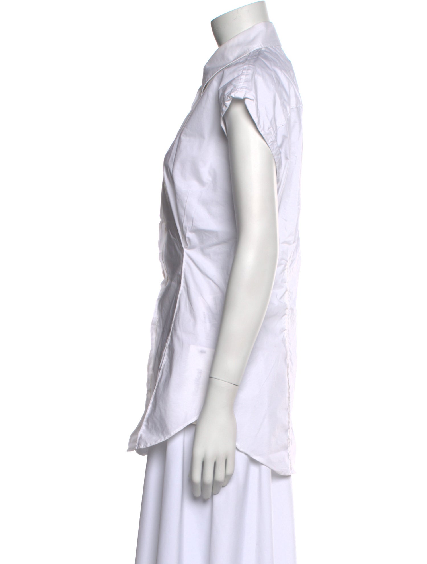 Acne Studios Short Sleeve Button-Up Top