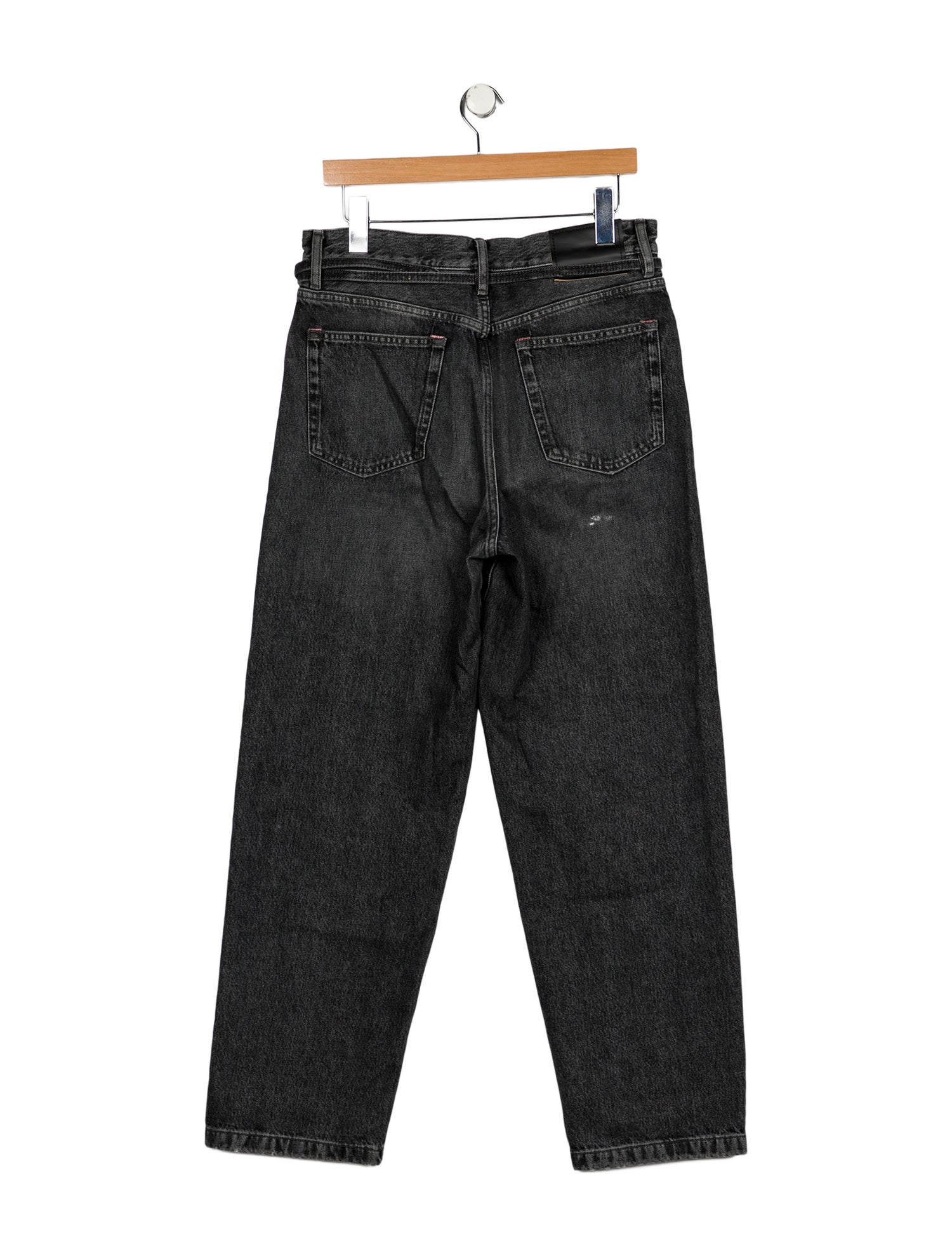 Acne Studios High-Rise Straight Leg Jeans