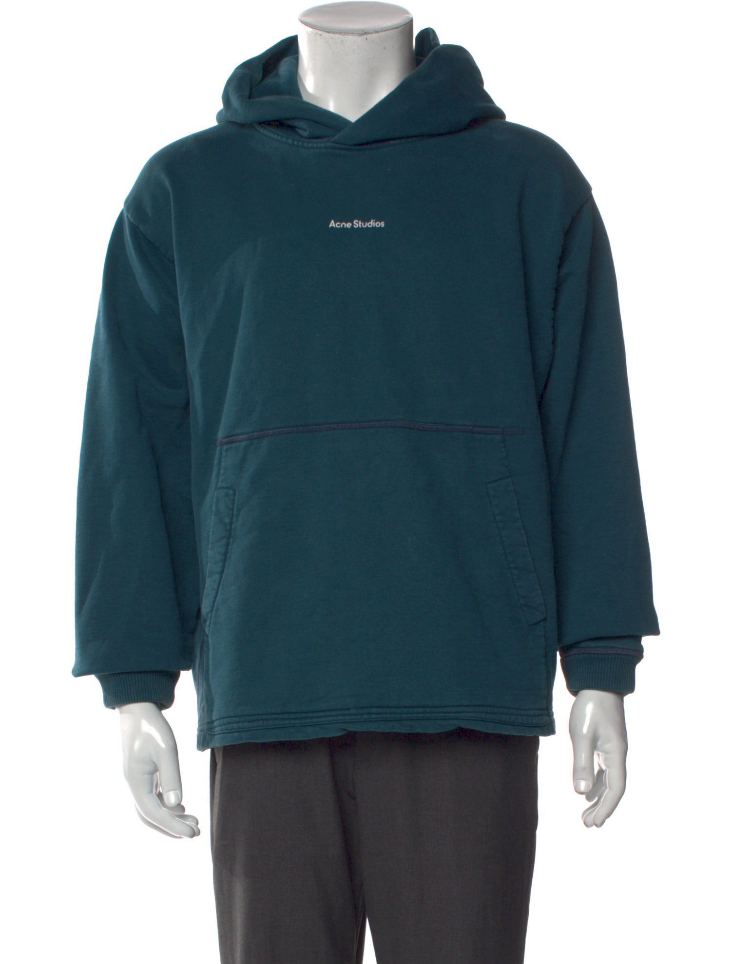 Acne Studios Graphic Print Crew Neck Hoodie