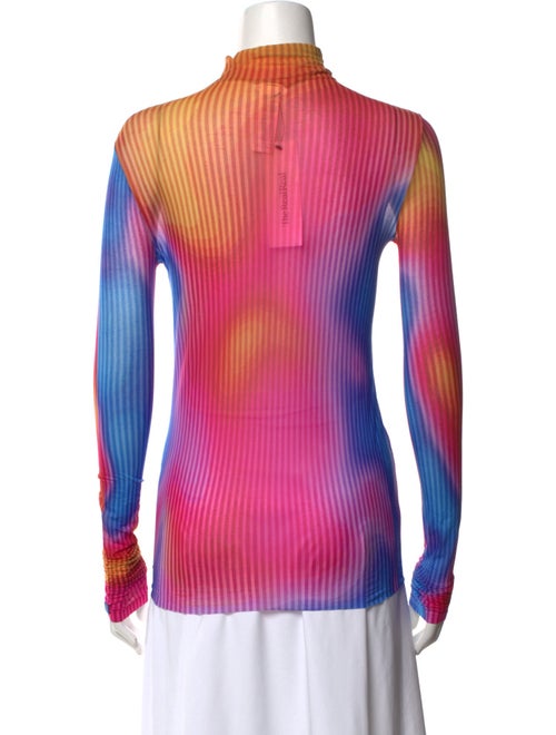 Acne Studios Striped Turtleneck Top