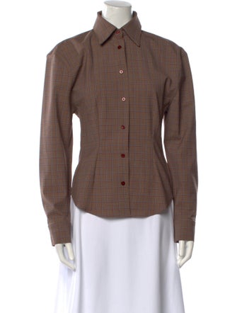 Acne Studios Long Sleeve Button-Up Top