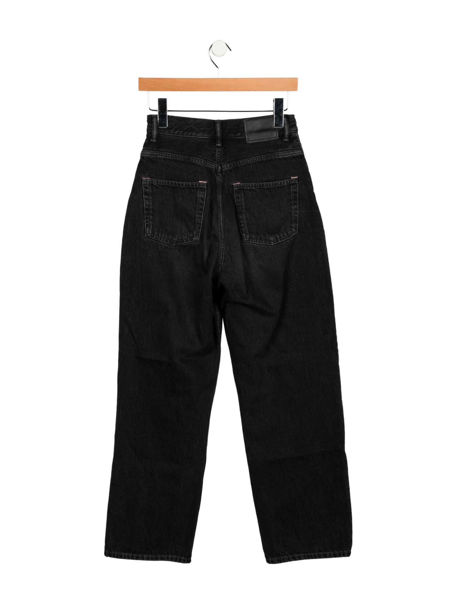 Acne Studios High-Rise Straight Leg Jeans