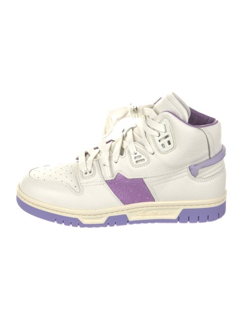 Acne Studios Leather Colorblock Pattern Sneakers