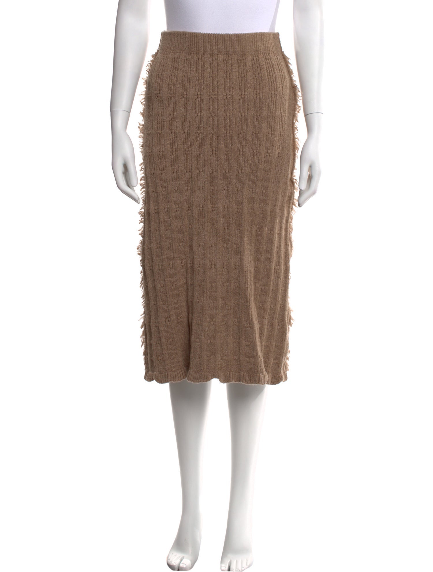 Acne Studios Raw-Edge Trim Knee-Length Skirt w/ Tags