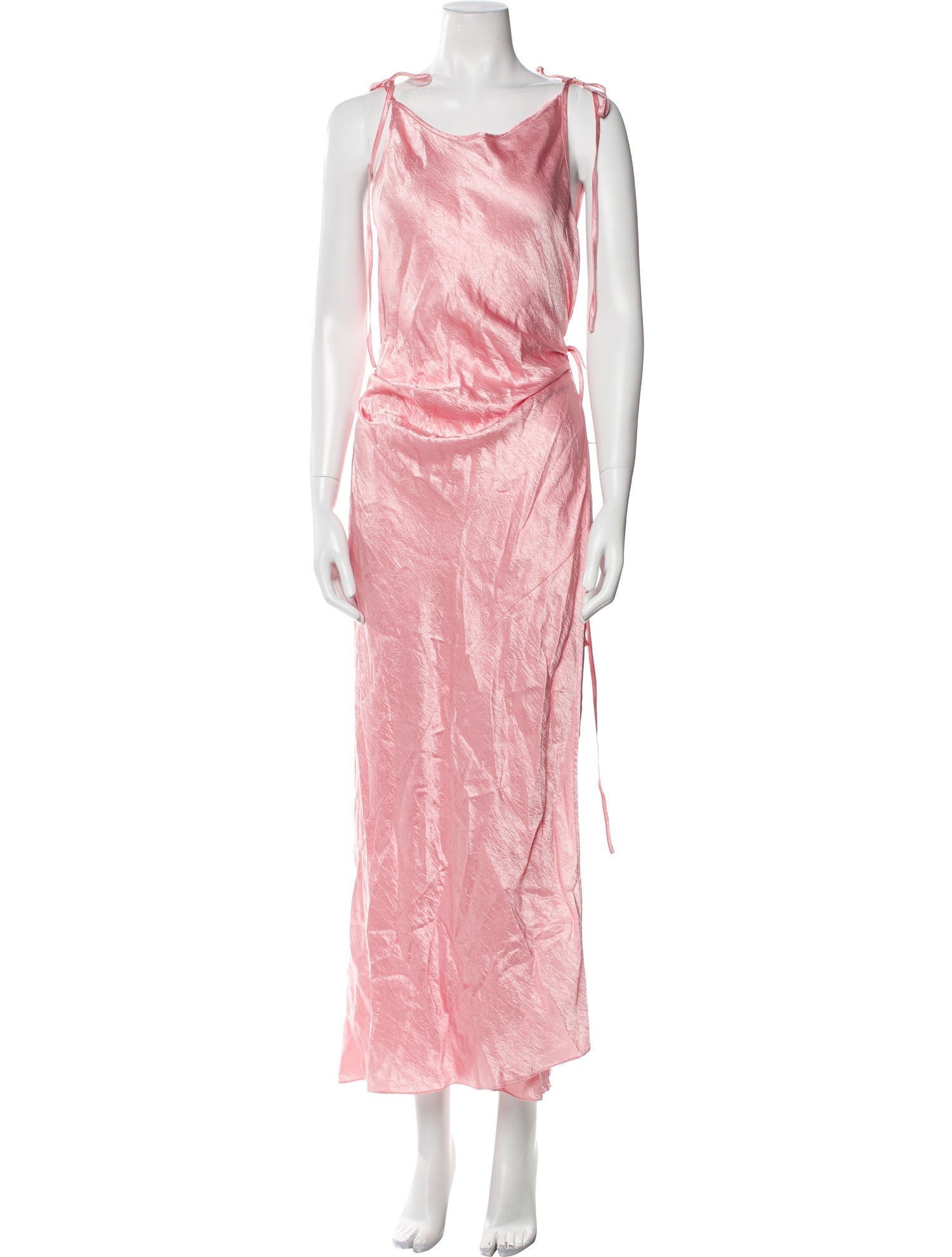 Acne Studios Cowl Neck Long Dress