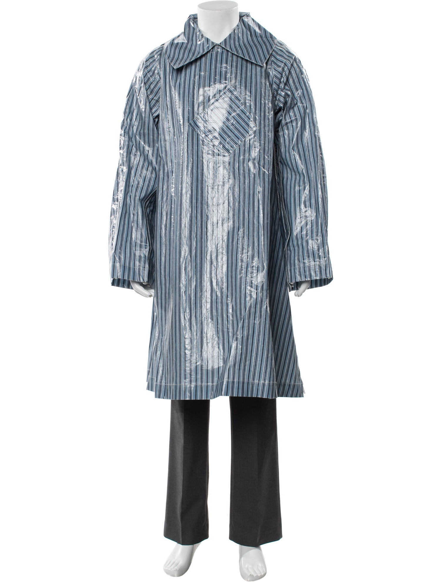 Acne Studios Striped Overcoat w/ Tags