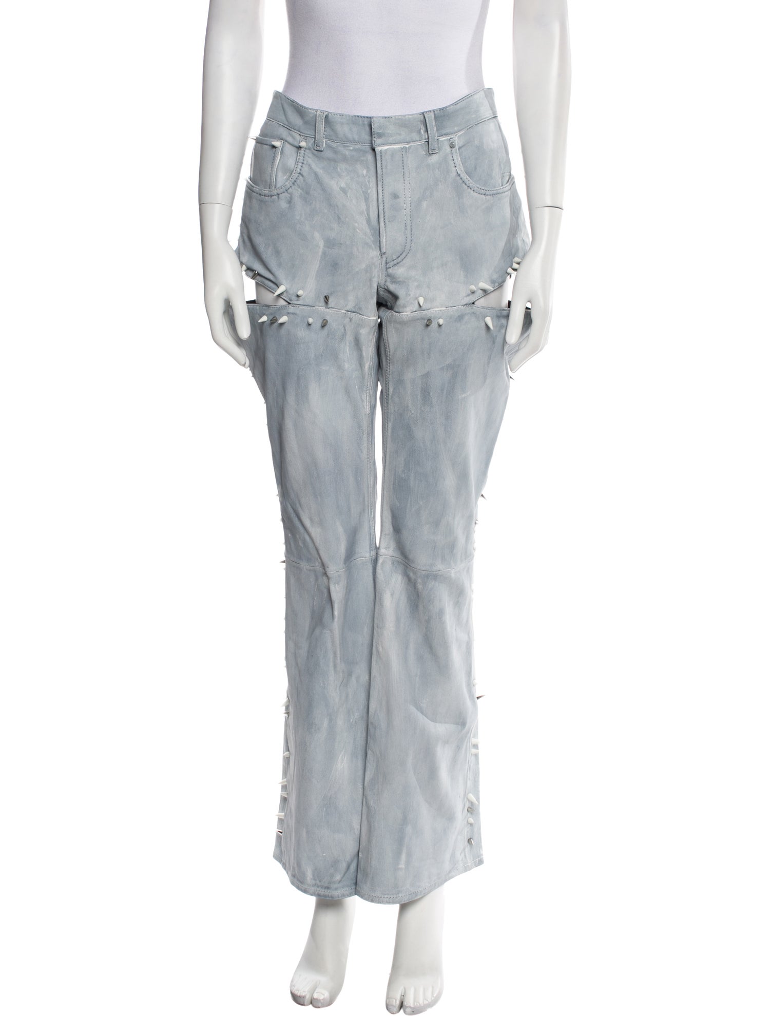 Acne Studios Lamb Leather Wide Leg Pants w/ Tags