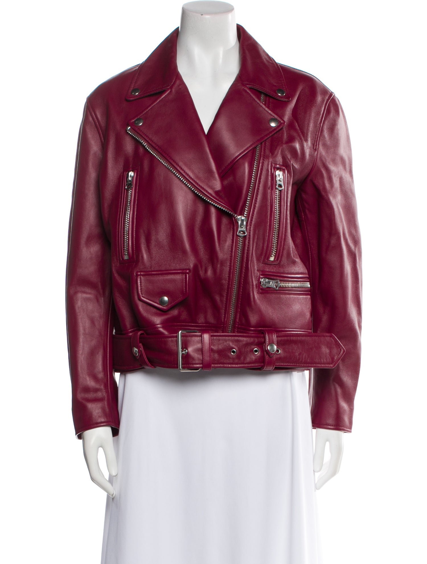 Acne Studios Lamb Leather Biker Jacket w/ Tags