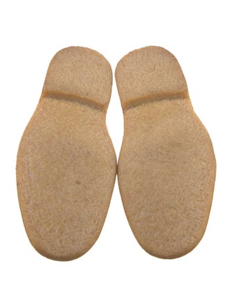 Acne Studios Leather Whipstitch Trim Loafers