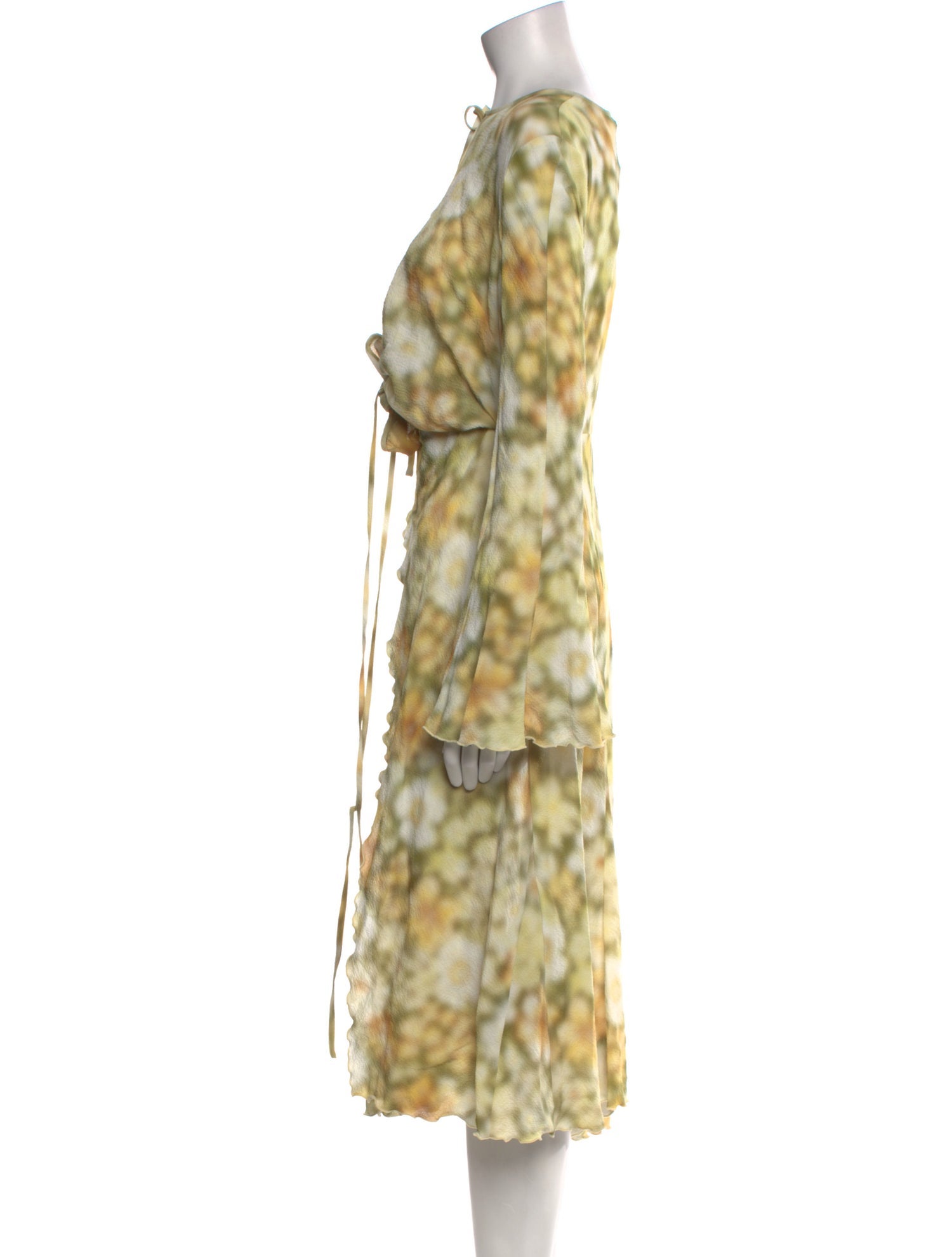 Acne Studios Floral Print Midi Length Dress w/ Tags