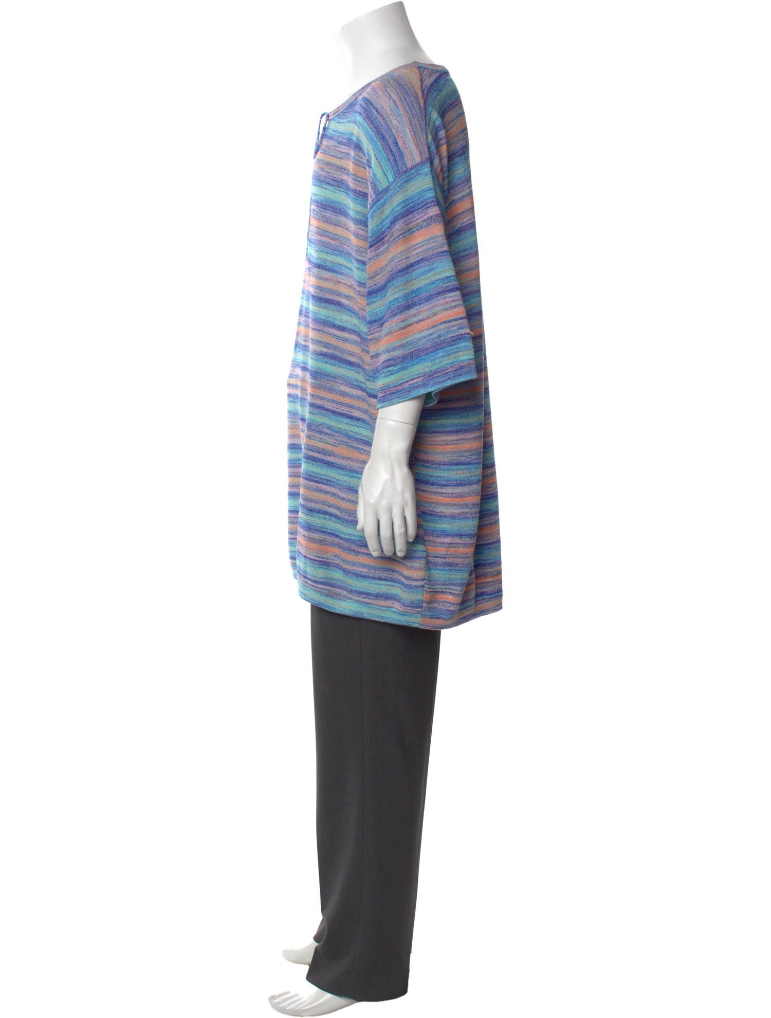 Acne Studios Striped Three-Quarter Sleeve Shirt w/ Tags