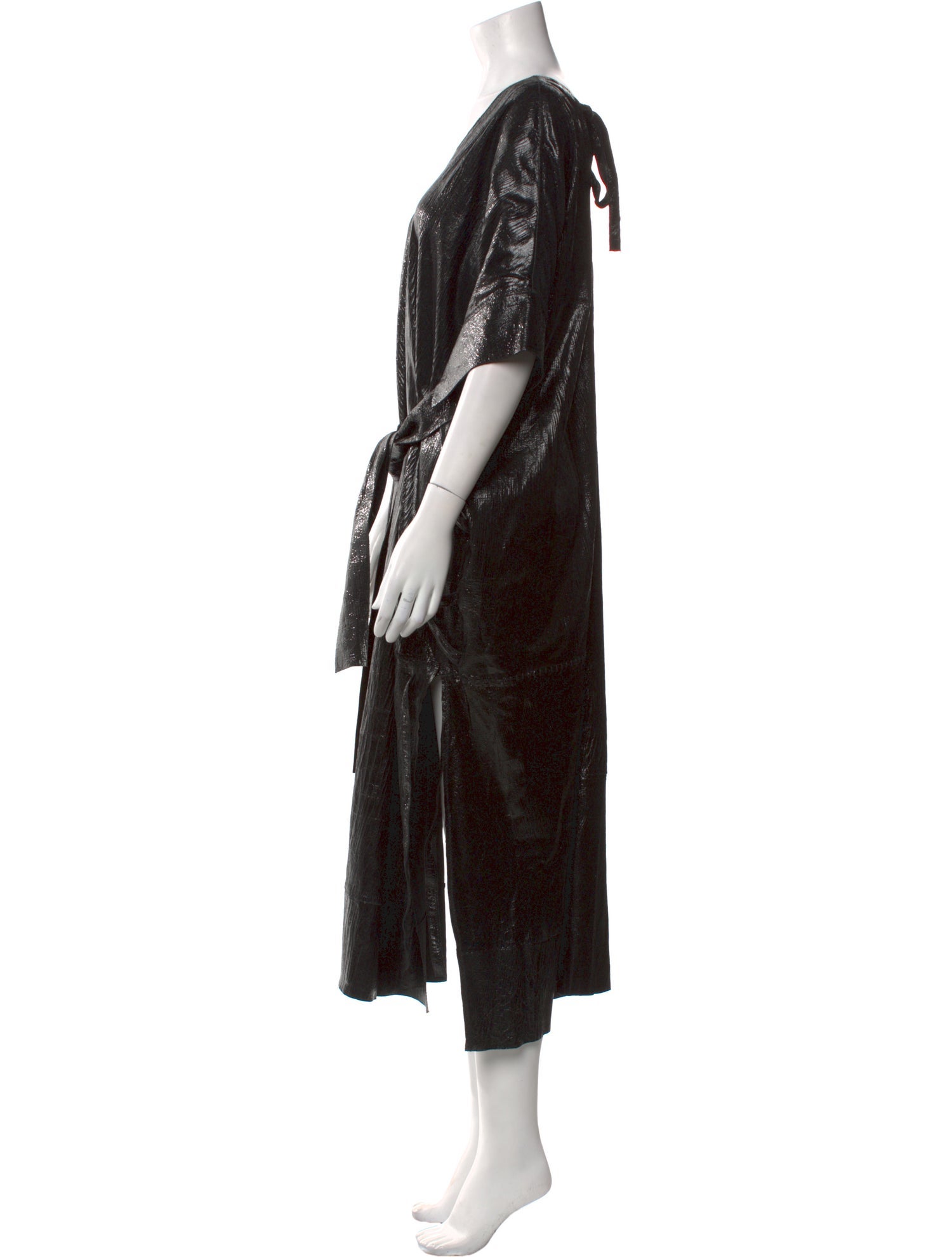 Acne Studios Leather Long Dress