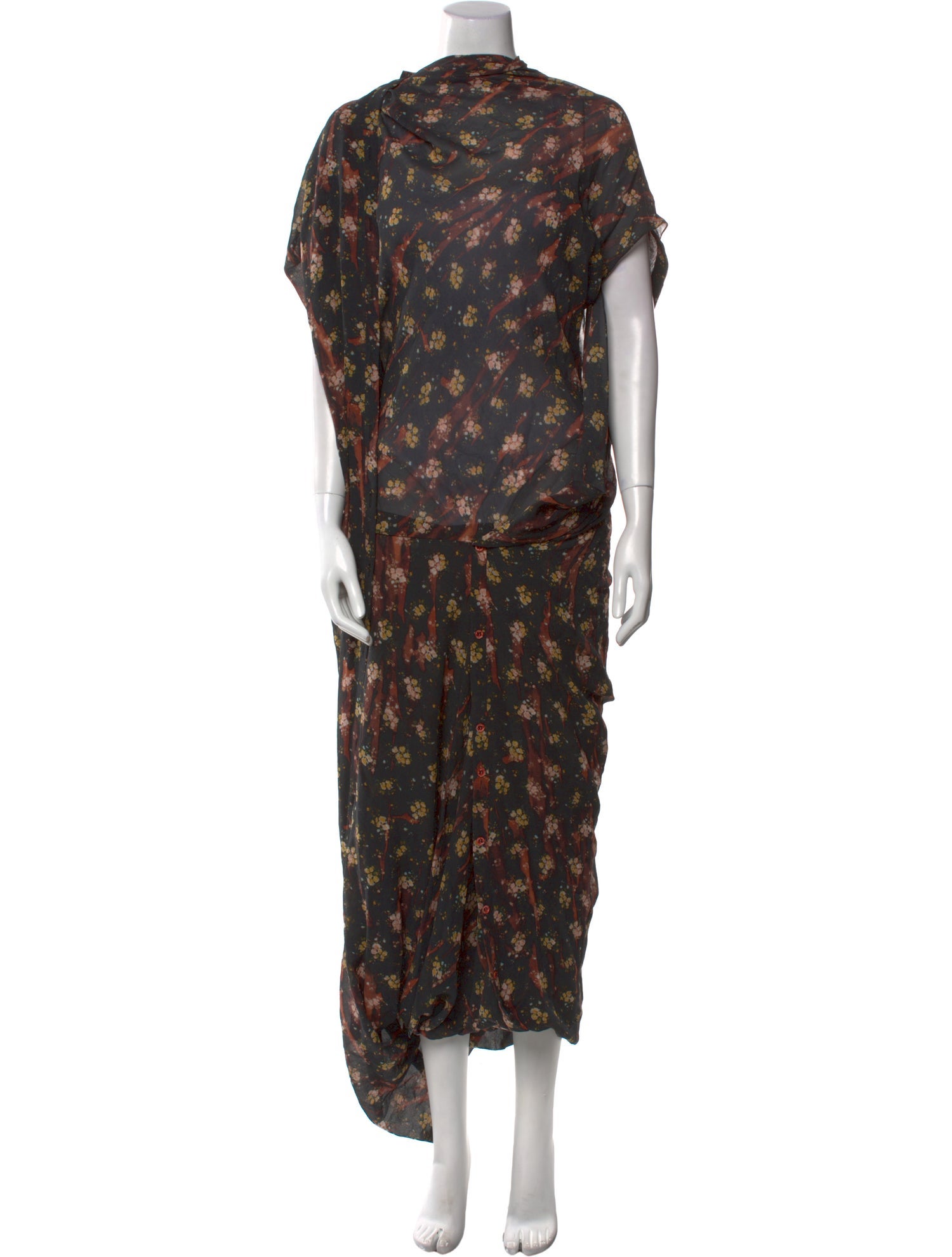 Acne Studios Silk Long Dress