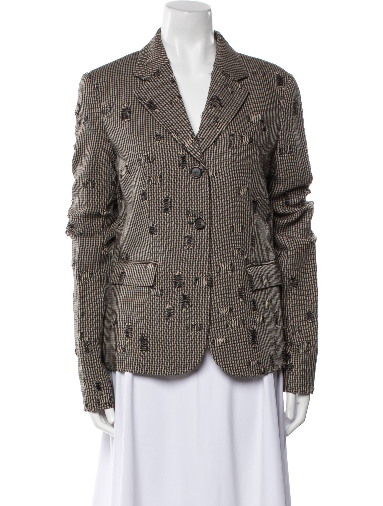 Acne Studios Houndstooth Print Blazer