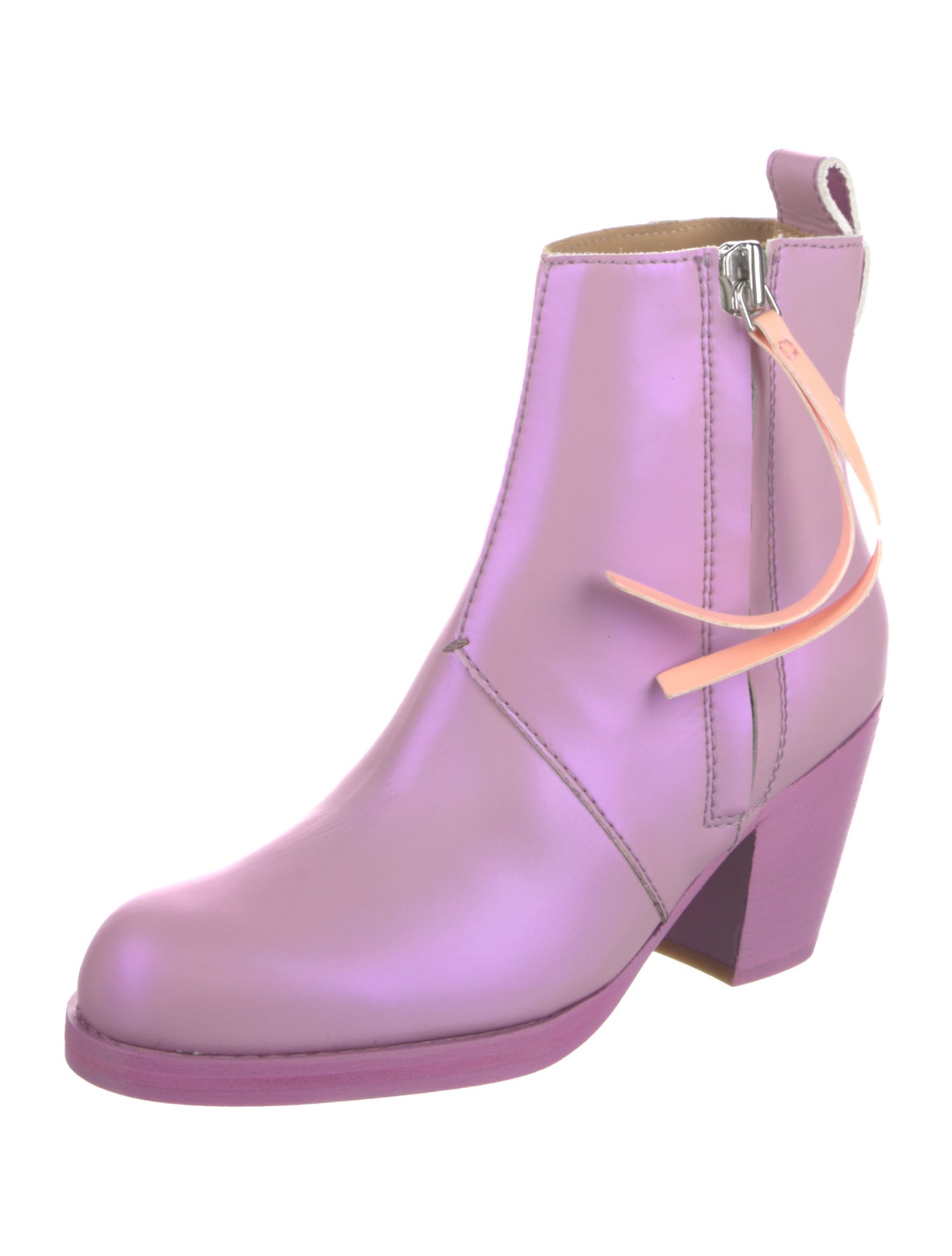 Acne Studios Leather Moto Boots