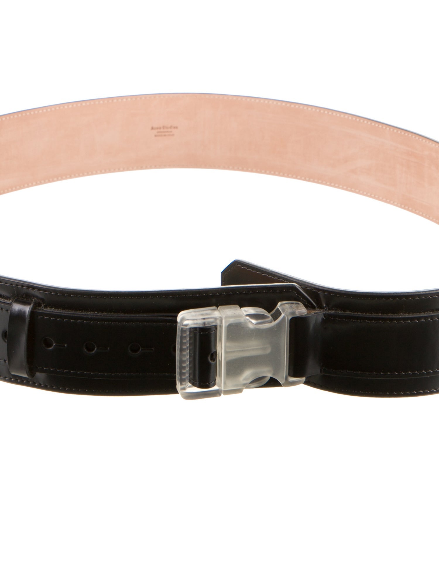 Acne Studios Patent Leather Waist Belt
