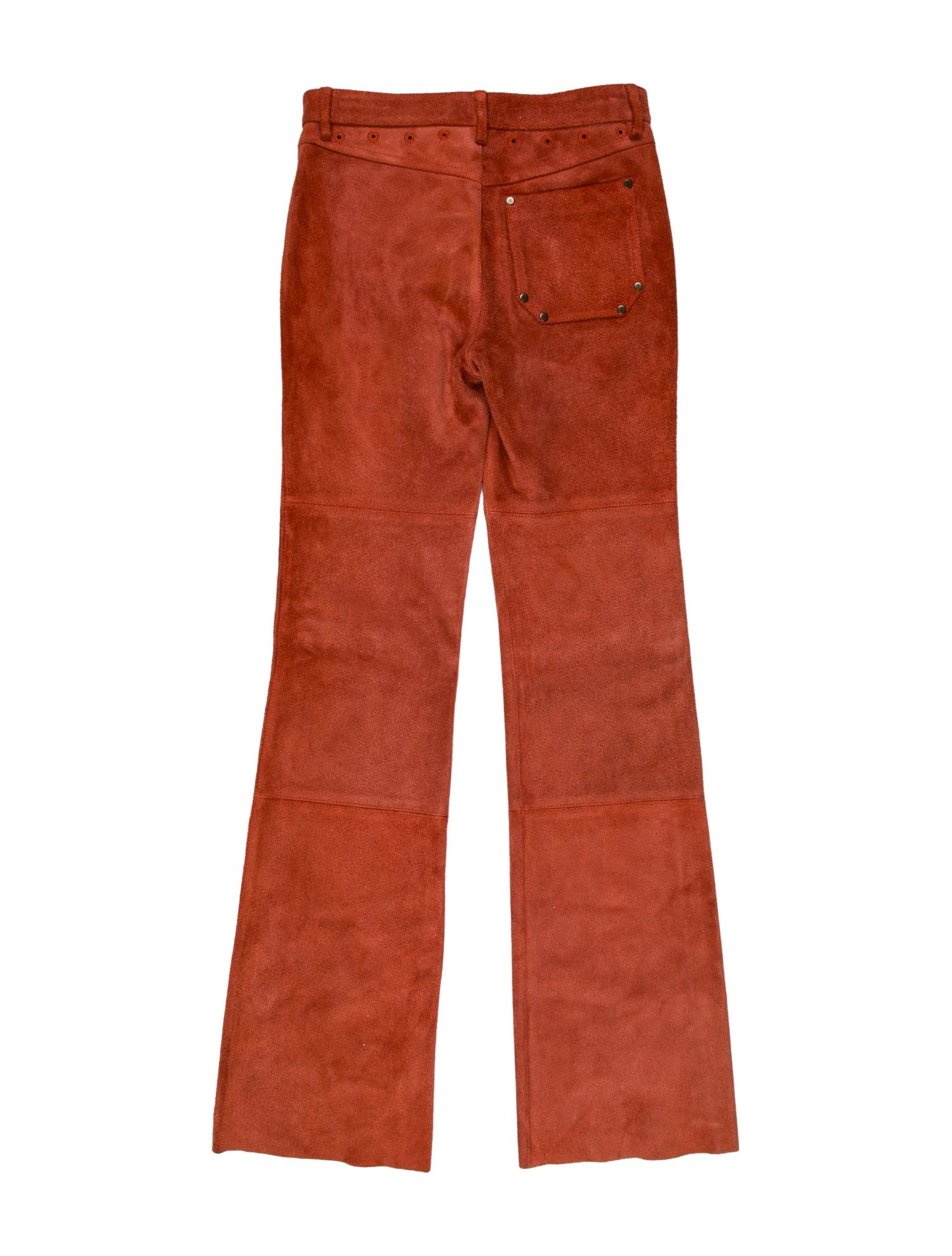 Acne Studios Calf Leather Wide Leg Pants