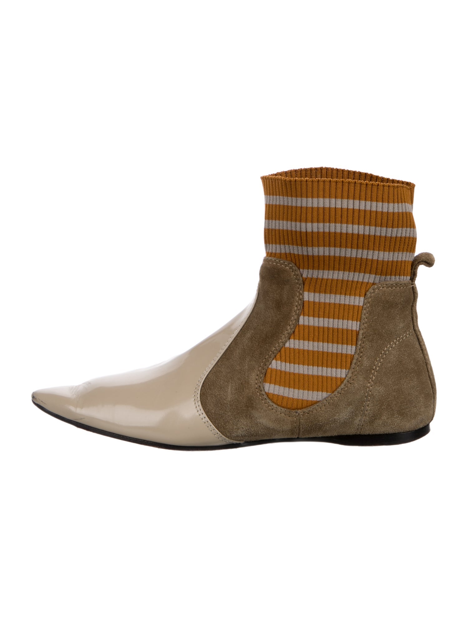 Acne Studios Suede Striped Boots
