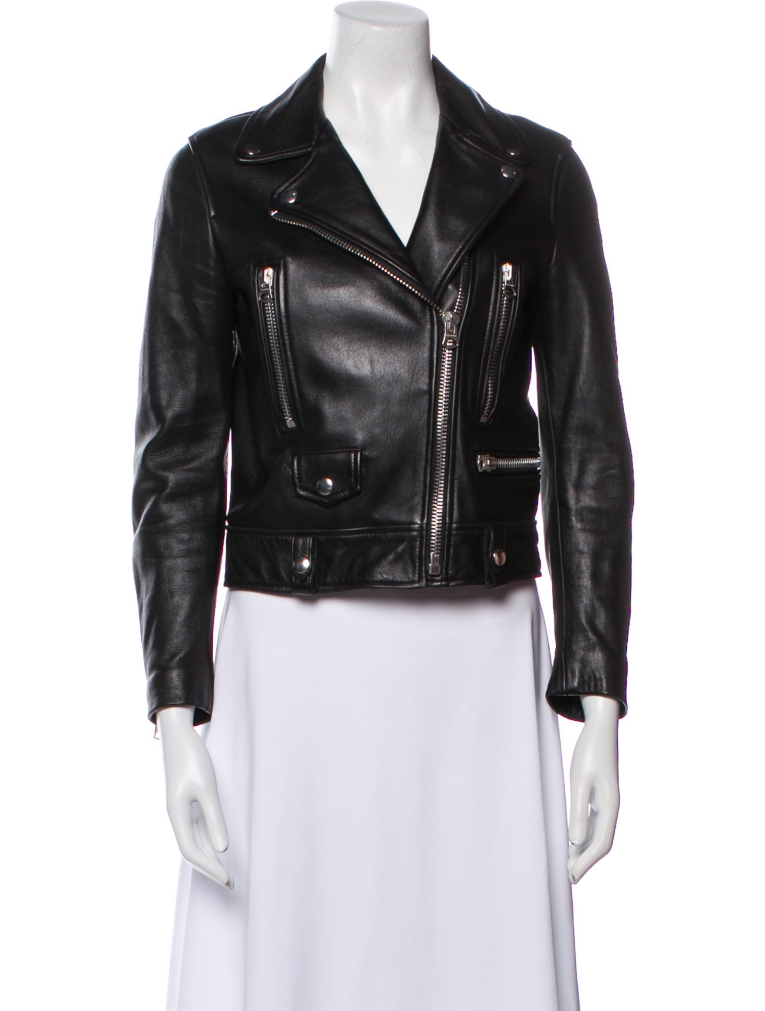 Acne Studios Leather Biker Jacket