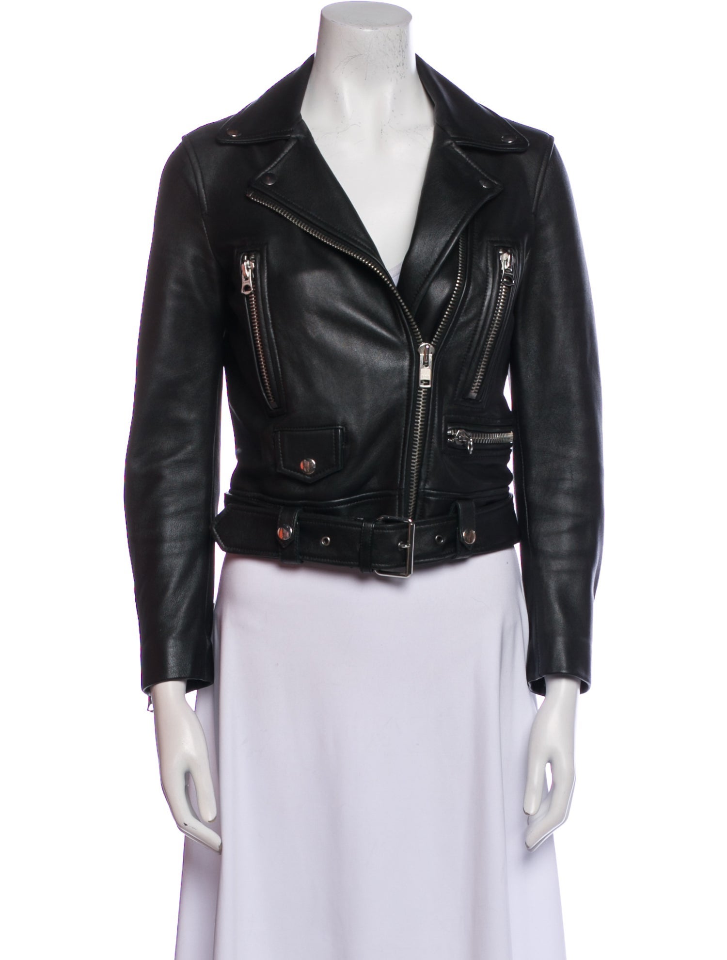 Acne Studios Leather Biker Jacket